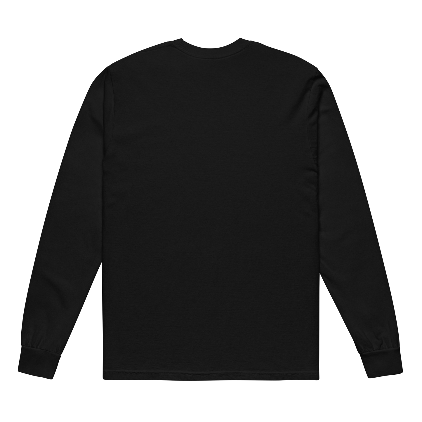 Garment-dyed heavyweight long-sleeve shirt